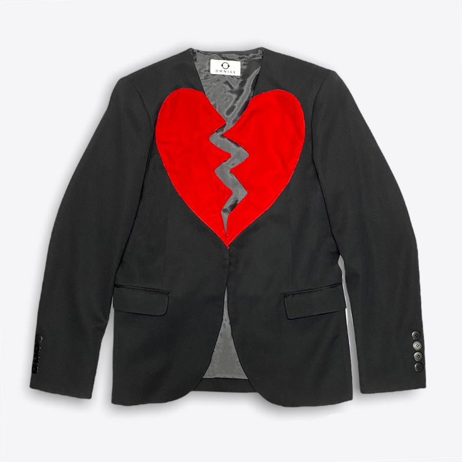Broken Heart Jacket - Black/Red