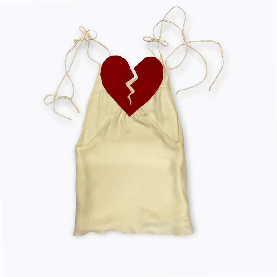 Broken Heart Silk Dress